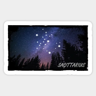 Zodiac Majesty Sagittarius Constellation Sticker